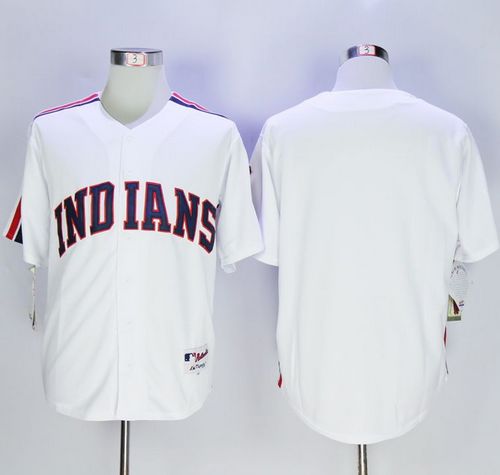 Indians Blank White 1978 Turn Back The Clock Stitched MLB Jersey